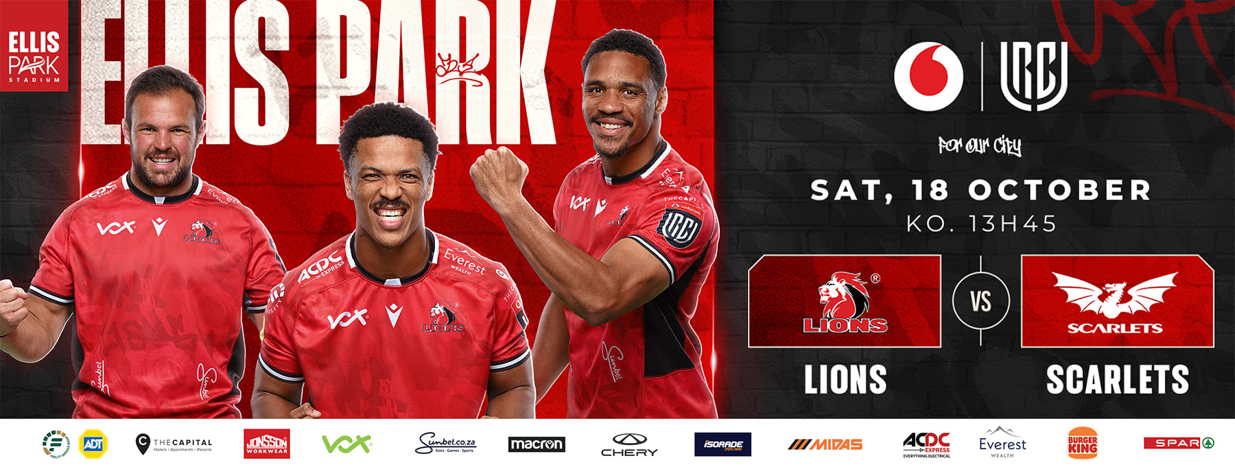 Lions vs. Scarlets | 18 October